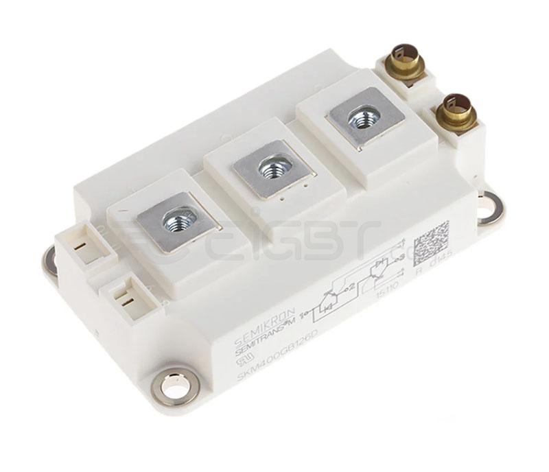Semikron SKM400GB126D SEMITRANS3 N-Channel Dual Half Bridge IGBT Module